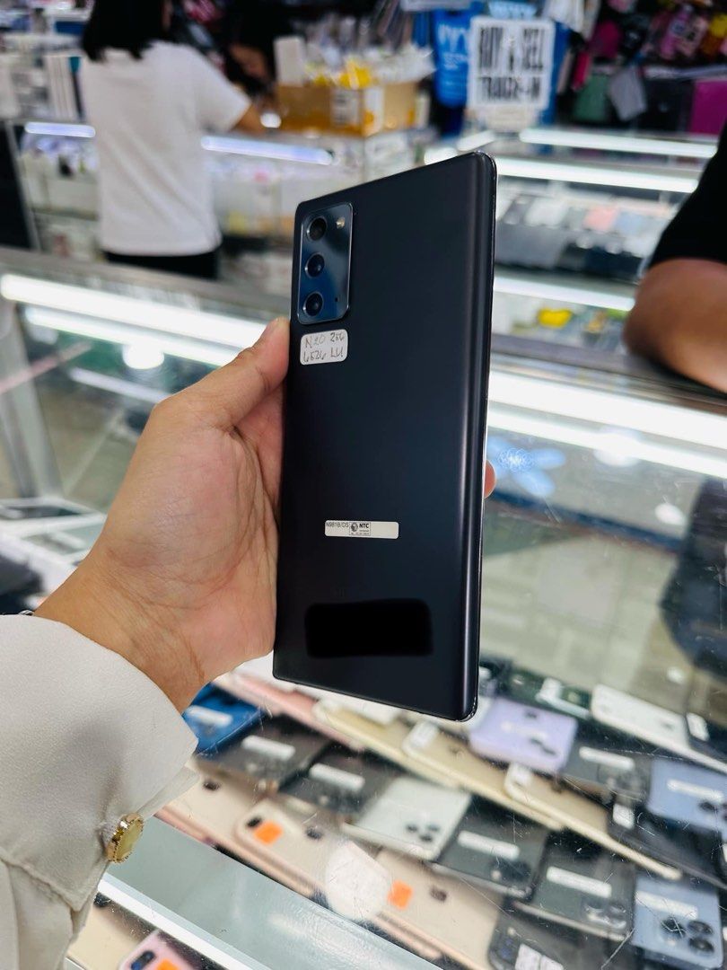 Samsung Note 20 5G 256gb Dualsim FU (Category: Samsung) located in San Juan City. Submitted by javedsgadgetshop (Listing ID 1325389282, Image 3). Description: OPEN FOR INSTALLMENT VIA CREDIT CARD/GGIVES/SPAY/BILLEASE & SWAP/TRADE-IN! BUY AND SELL! Quick Specs : Samsung Note 20 5G •256gb •NTC Variant •Good batt health •Factory Unlock •95% Smoothness •No hidden issue | No Repaired •100% Authentic | Not Refurbished •w/ OEM Charger & store warranty ❣