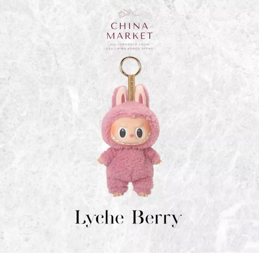 LABUBUラブブ Exciting Macaron Lychee Berry Labubu The Monsters Exciting Macaron Vinyl Face Series