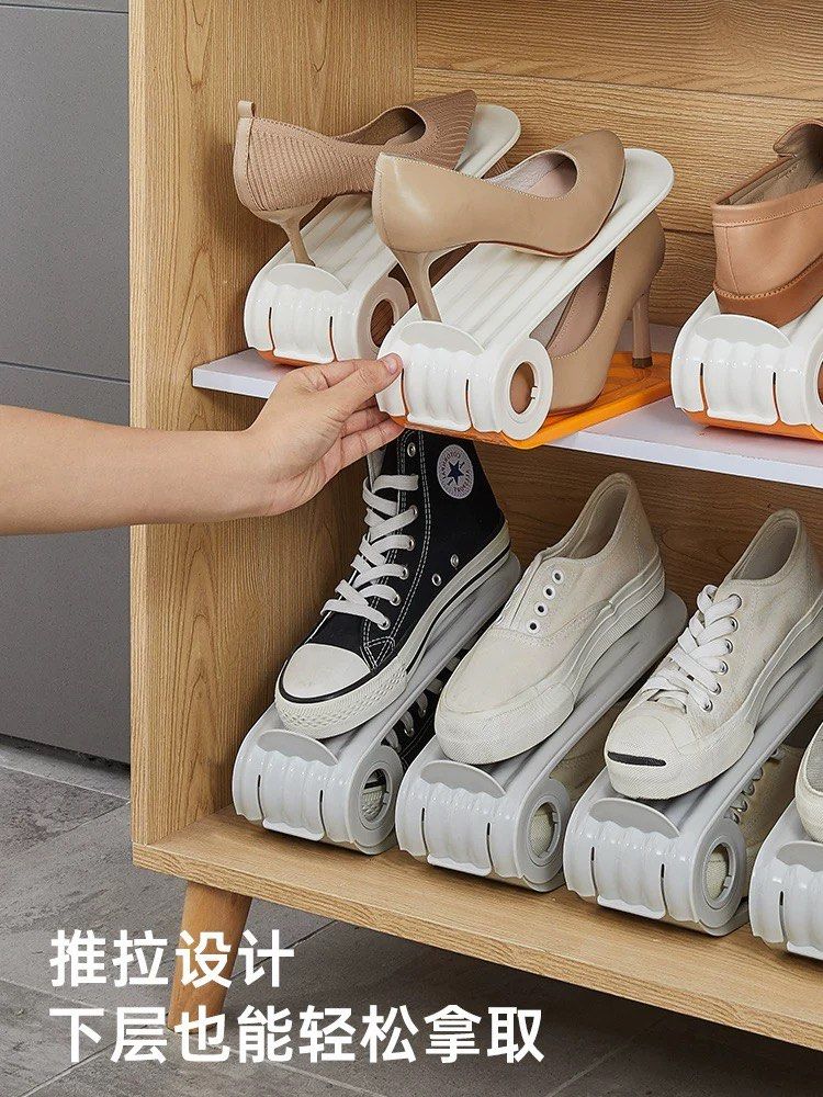 Shoe slot rack adjustable leveling Men s Fashion Footwear Shoe inserts accessories on Carousell