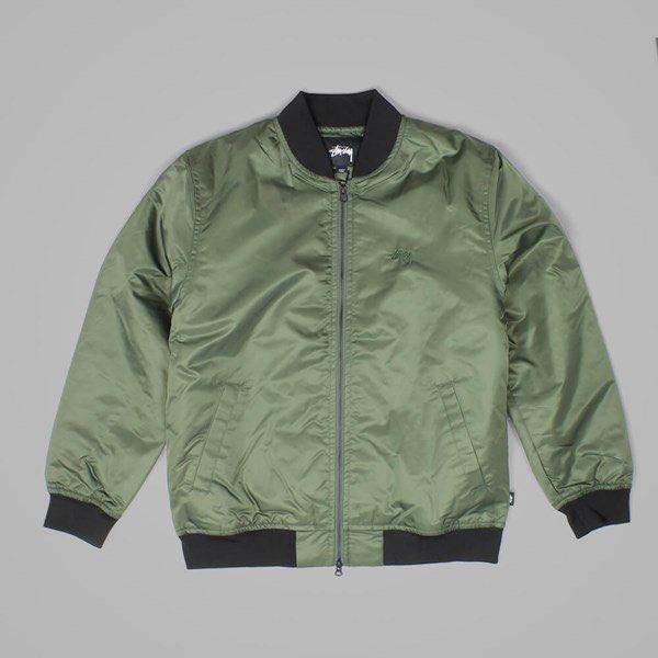 Stussy flight satin bomber jacket discount