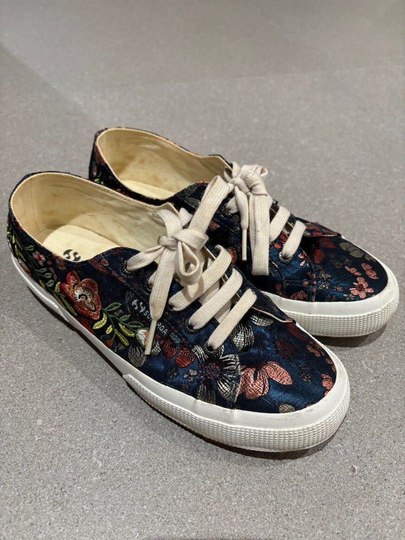 Floral Supergas Singapore Superga Floral Embroidered Sneakers