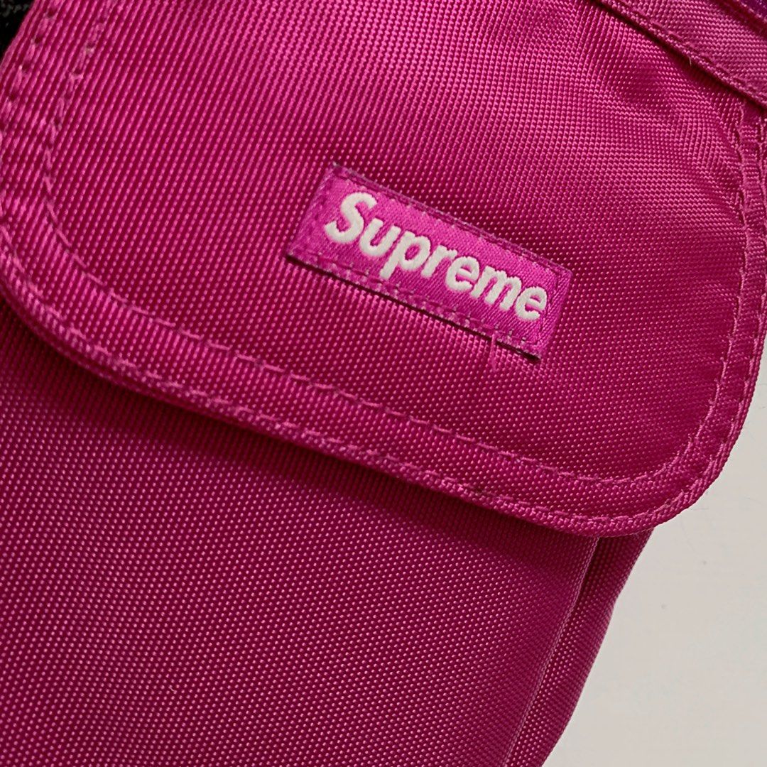 Supreme shoulder bag pink shop