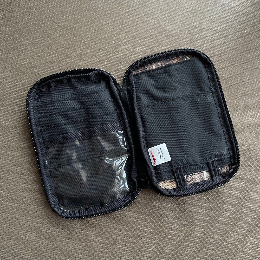 Supreme Small Zip Pouch Real Tree Camo FW19 Men s Fashion Watches Accessories Wallets Card Holders on Carousell