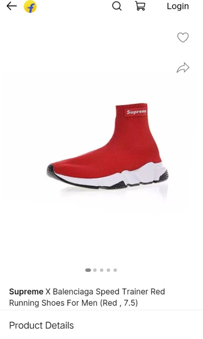 Balenciaga speed trainer x supreme online