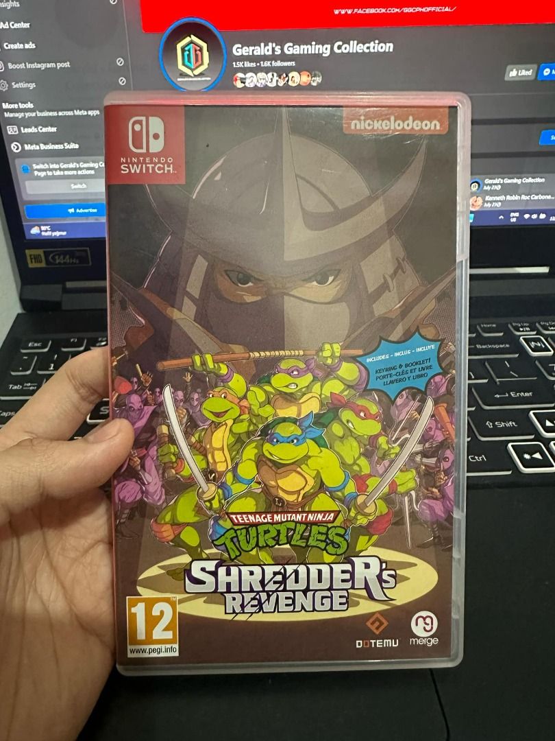 Teenage Mutant Ninja Turtles Shredders Revenge (w/ Keychain), Video