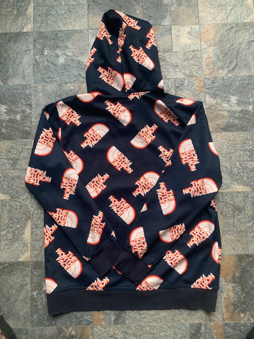 The North Face All over Print Logo Hoody