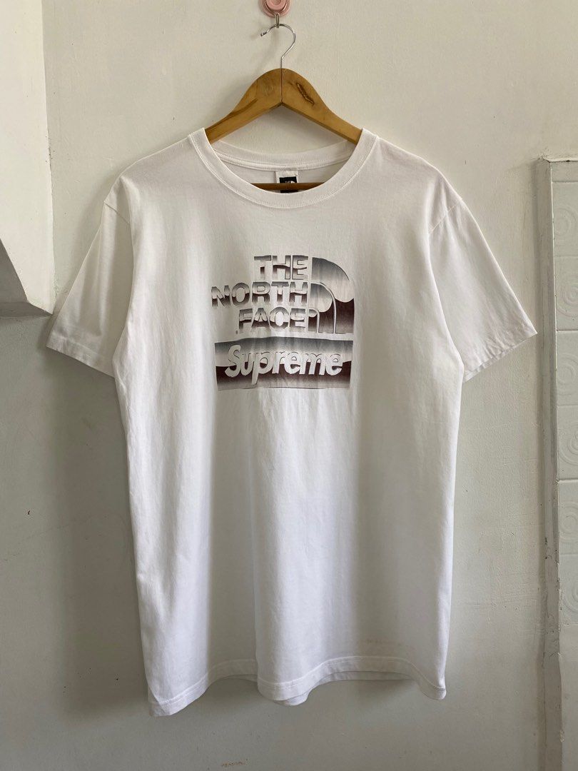 TNF X SUPREME (Category: Tshirts & Polo Shirts ) located in Pinamalayan. Submitted by initialthriftstore (Listing ID 1325447076, Image 1). Description: Very good condition Dimes: 28x20 Issues: None .