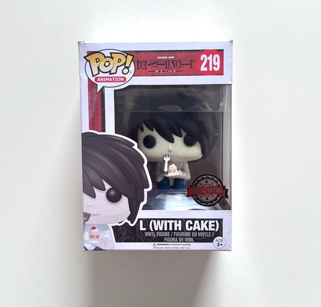 [vaulted] L with cake funko pop (t. trinket aniks anik strawberry ...