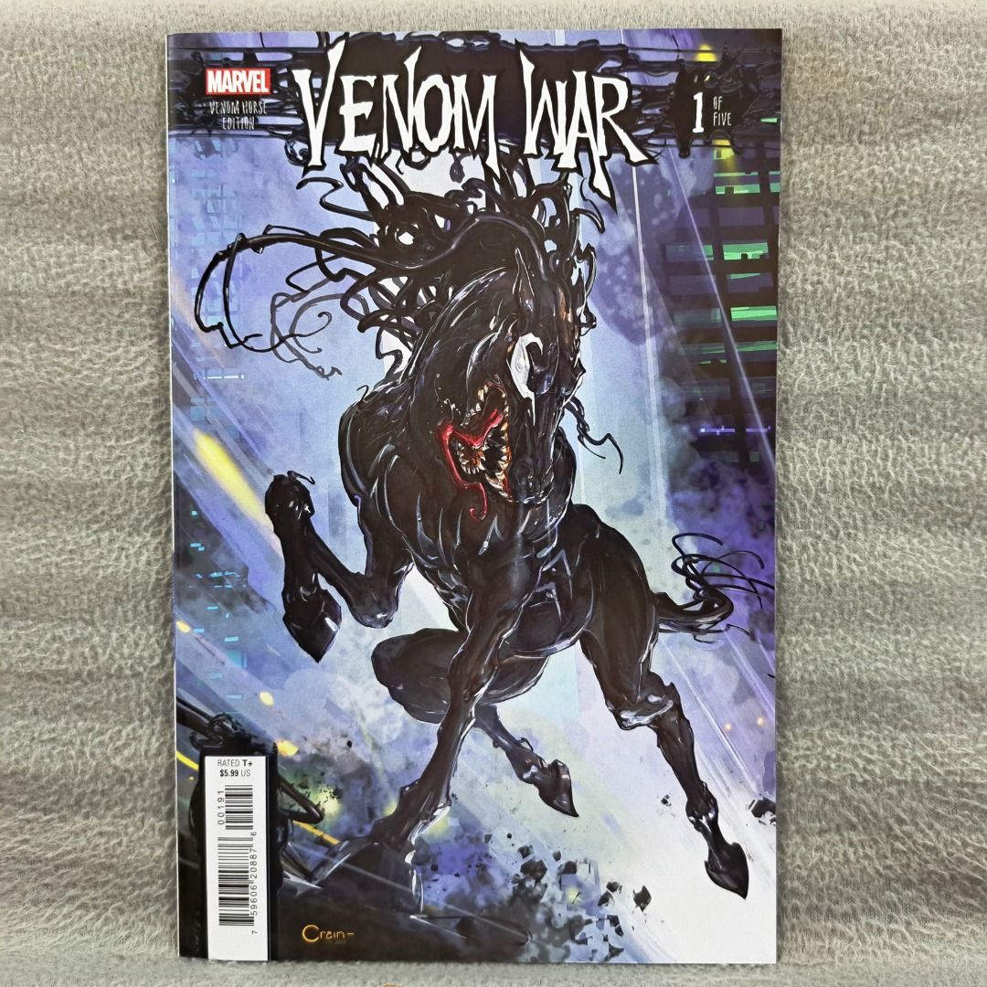 Venom War #1 Clayton Crain Venom Horse Variant (Marvel Comics) Al Ewing ...