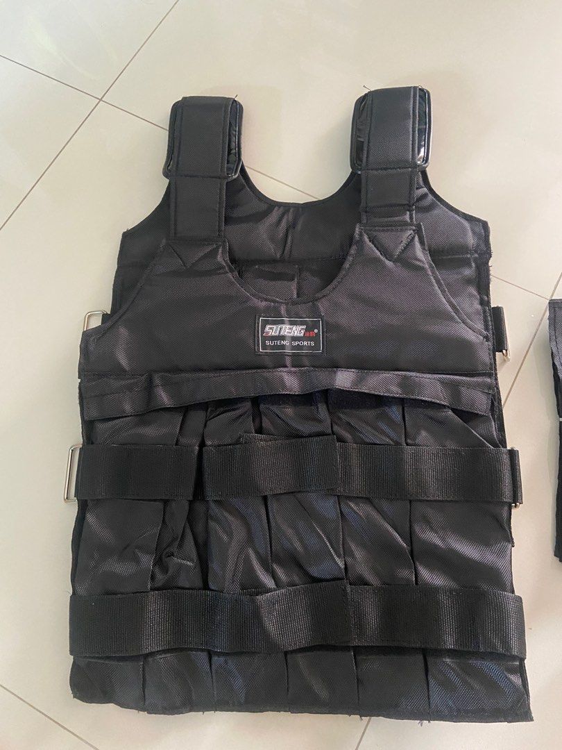 Weighted Vest steel plate not included Sports Equipment Exercise Fitness Weights Dumbbells on Carousell