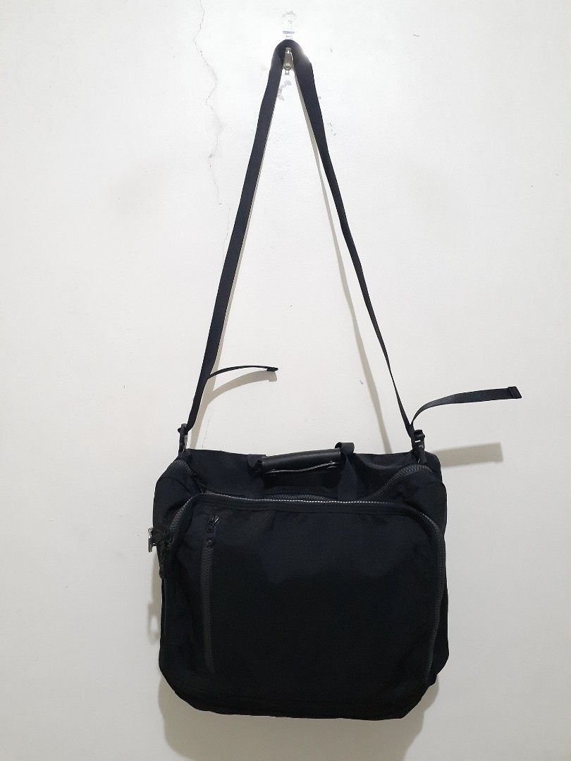 Y'saccs Yohji Yamamoto 3way Bag (Backpack , Crossbody Sling , Hangbag) (Category: Luxury Bags & Wallets) located in Candaba. Submitted by ThrifthingsPH02 (Listing ID 1325302894, Image 3). Description: Selling Y'saccs Yohji Yamamoto 3way Bag (Backpack , Crossbody Sling , Hangbag) Multipocket Compartment Good for Traveller / Laptop Excellent Condition No issue Php 6500 add sf only Pampanga Location Can do shipping PM for serious buyer Can send more