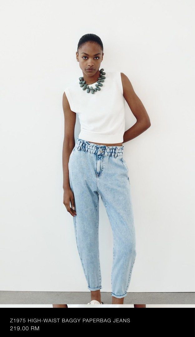 Jeans paper bag zara best sale