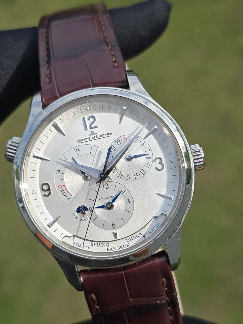 [2024!] JLC JAEGER LECOULTRE MASTER CONTROL GEOGRAPHIC REF Q4128420 4128420 830.8.A9.S (Category: Watches) located in Singapore. Submitted by rollieinthedeep (Listing ID 1325526910, Image 3). Description: Fire sale 🔥 cheapest in SG! Price firm ! non nego set ! priced to clear ! Welcome trade in! Will reply all enquiries! [2024!] JLC JAEGER LECOULTRE MASTER CONTROL GEOGRAPHIC REF Q4128420 4128420 Like New Dated: JAN 2024 (8 YEARS INTERNATIONAL AG
