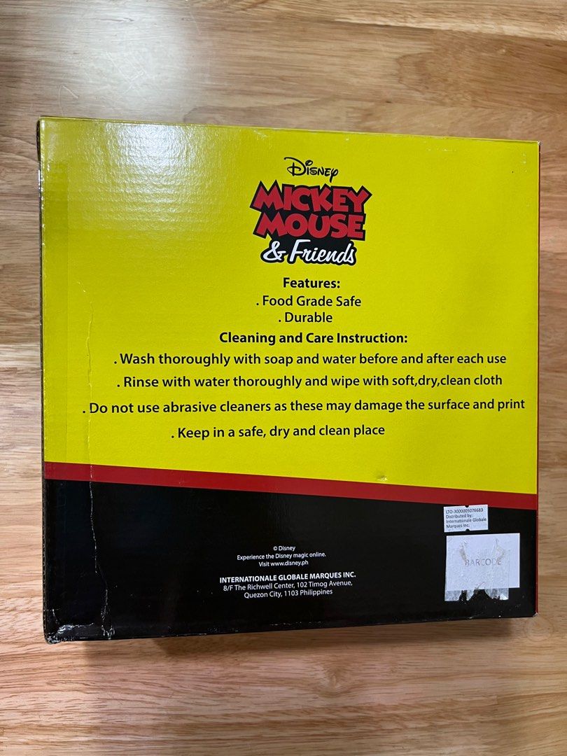 (FLASH SALE) 5 PC Mickey Mouse Dinnerware Set (Category: Weaning & Toddler Feeding) located in Marikina City. Submitted by thrifty_trinkets_by_anais (Listing ID 1325609070, Image 3). Description: 🌸 Hello! Selling own preloved/brand new items for less - everything is negotiable as long as reasonable in price 🤗 🍽️ dinnerware set, bnew 🍽️ only 5 boxes left 📍marikina, near s&r 💳 gcash or paymaya 🏍️ grab or lalamove 💌message for more detailed 
