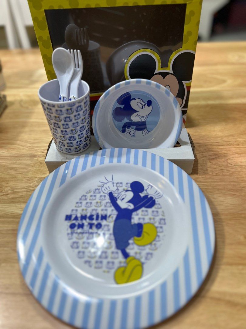 (FLASH SALE) 5 PC Mickey Mouse Dinnerware Set (Category: Weaning & Toddler Feeding) located in Marikina City. Submitted by thrifty_trinkets_by_anais (Listing ID 1325609070, Image 2). Description: 🌸 Hello! Selling own preloved/brand new items for less - everything is negotiable as long as reasonable in price 🤗 🍽️ dinnerware set, bnew 🍽️ only 5 boxes left 📍marikina, near s&r 💳 gcash or paymaya 🏍️ grab or lalamove 💌message for more detailed 