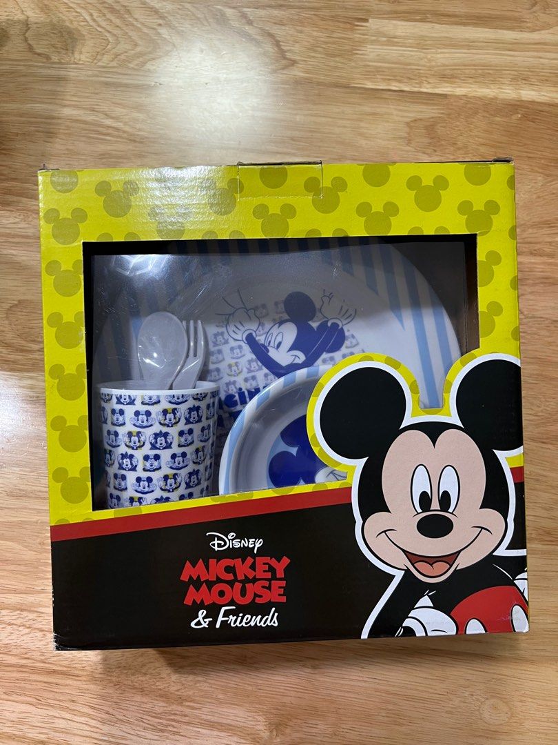 (FLASH SALE) 5 PC Mickey Mouse Dinnerware Set (Category: Weaning & Toddler Feeding) located in Marikina City. Submitted by thrifty_trinkets_by_anais (Listing ID 1325609070, Image 1). Description: 🌸 Hello! Selling own preloved/brand new items for less - everything is negotiable as long as reasonable in price 🤗 🍽️ dinnerware set, bnew 🍽️ only 5 boxes left 📍marikina, near s&r 💳 gcash or paymaya 🏍️ grab or lalamove 💌message for more detailed 