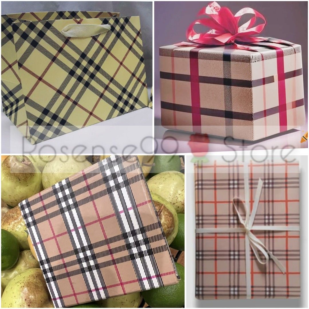 Burberry online gift wrap sales