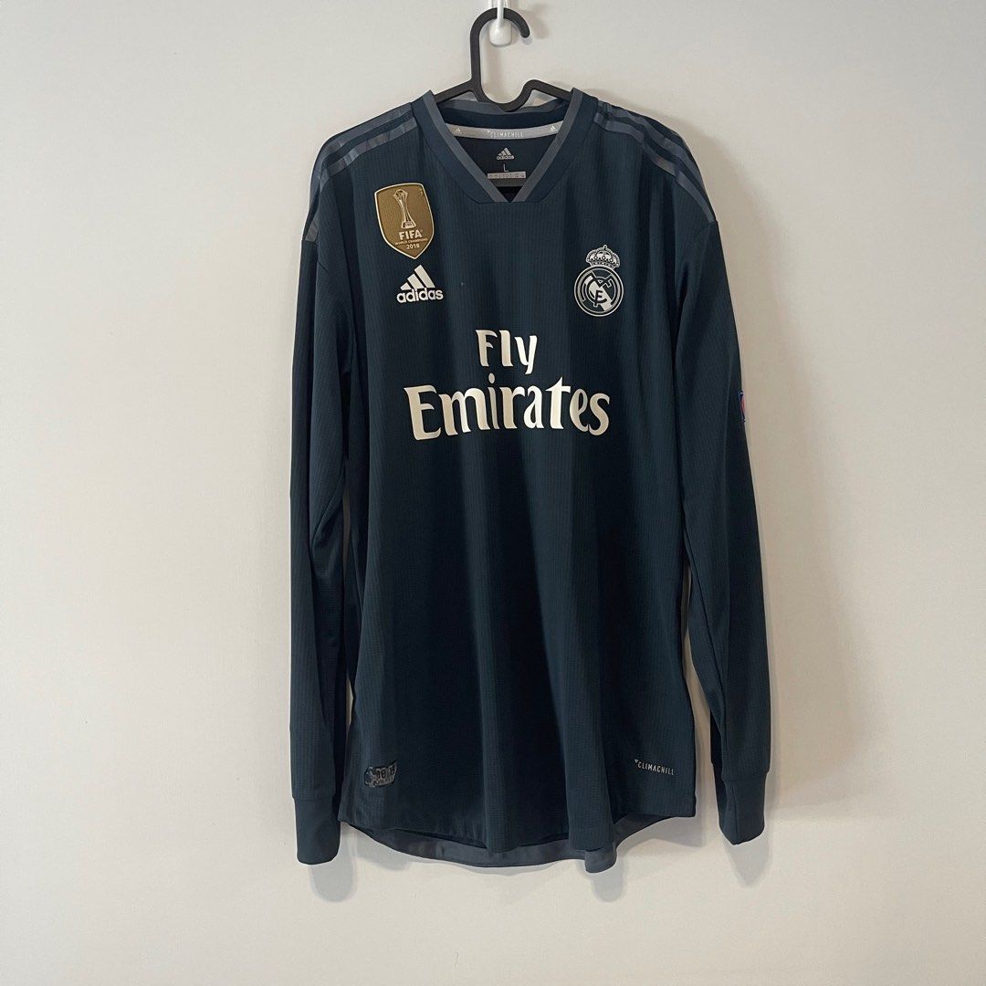 🔥 Adidas Real Madrid 18/19 PLAYER away Champions League