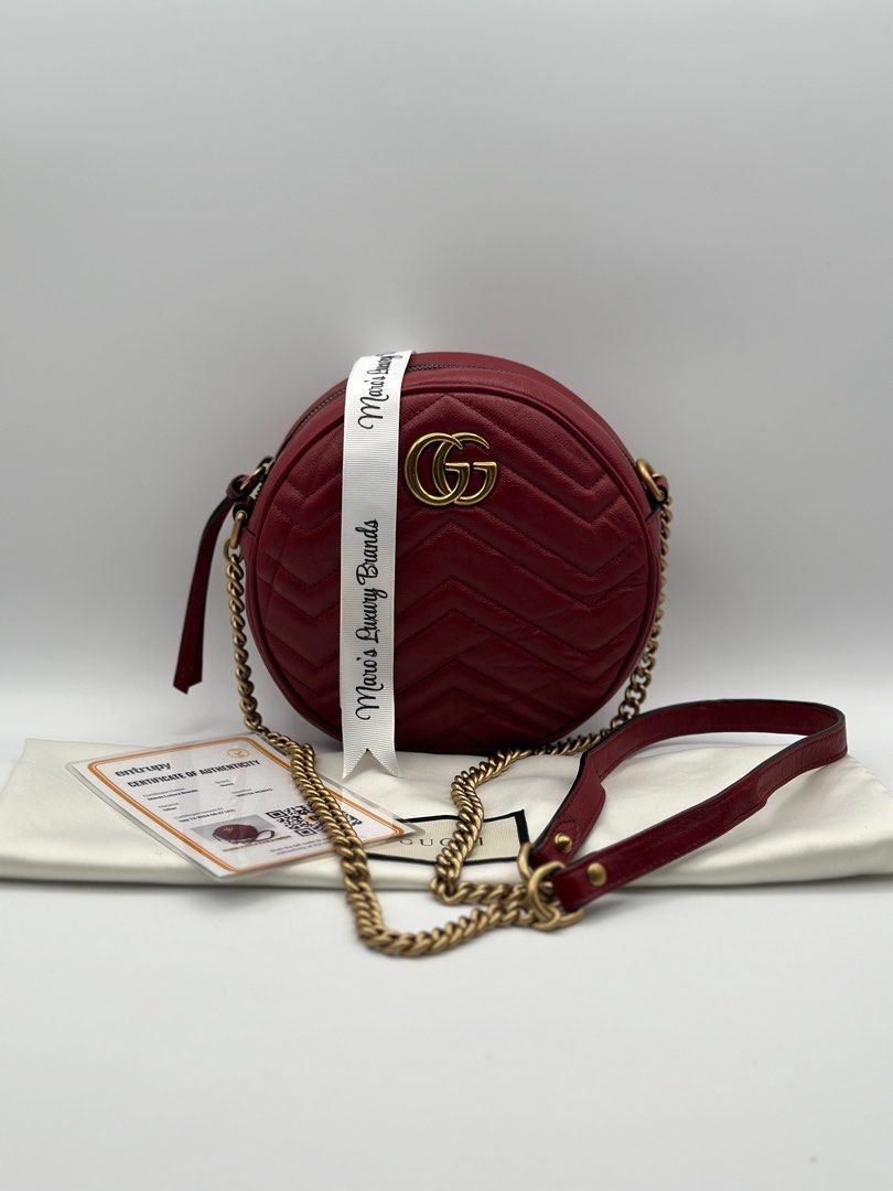 Gucci bag with red strap sales