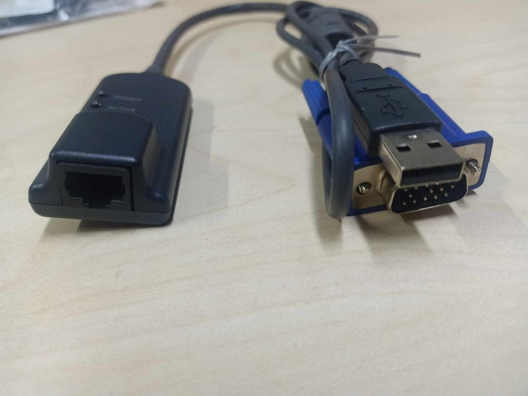 AVOCENT RJ-45/USB/VGA Server Interface Module for Keyboard/Mouse, Switch, Monitor, Server (Category: Networking) located in Manila. Submitted by unclevin29 (Listing ID 1325588951, Image 3). Description: Brand Avocent Connector Type Component Cable Type Type-A, VGA Compatible Devices PC, Server Recommended Uses For Product remote server management, remote ISO loads, troubleshooting Ethernet cable category Cat 5e Connector Gender Female-to-Female S