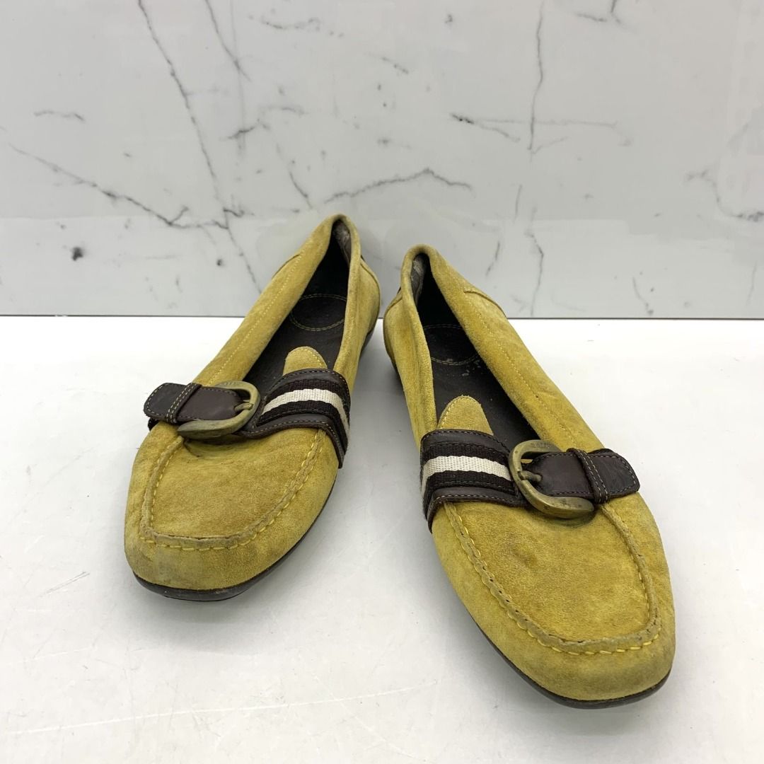 Yellow bally shoes 2025