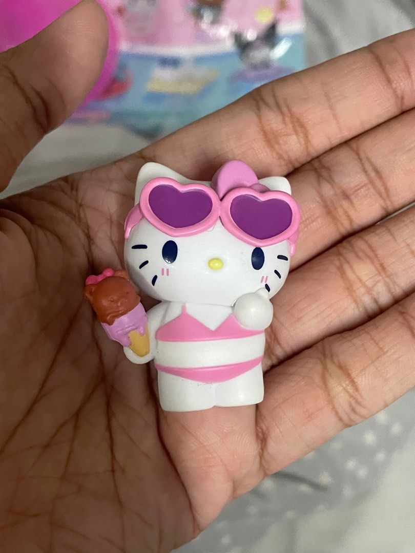 BANDAI gashapon sanrio summer figurine hello kitty (Category: Designer & Blind Box Toys) located in Davao. Submitted by masquenada (Listing ID 1325584169, Image 2). Description: loc.UP Diliman.