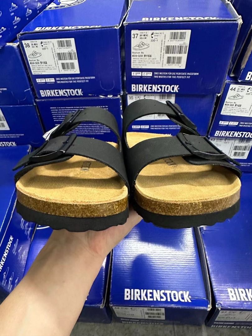 Birkenstock Genuine cowhide four seasons sandals Men s and women s models. Special Offer