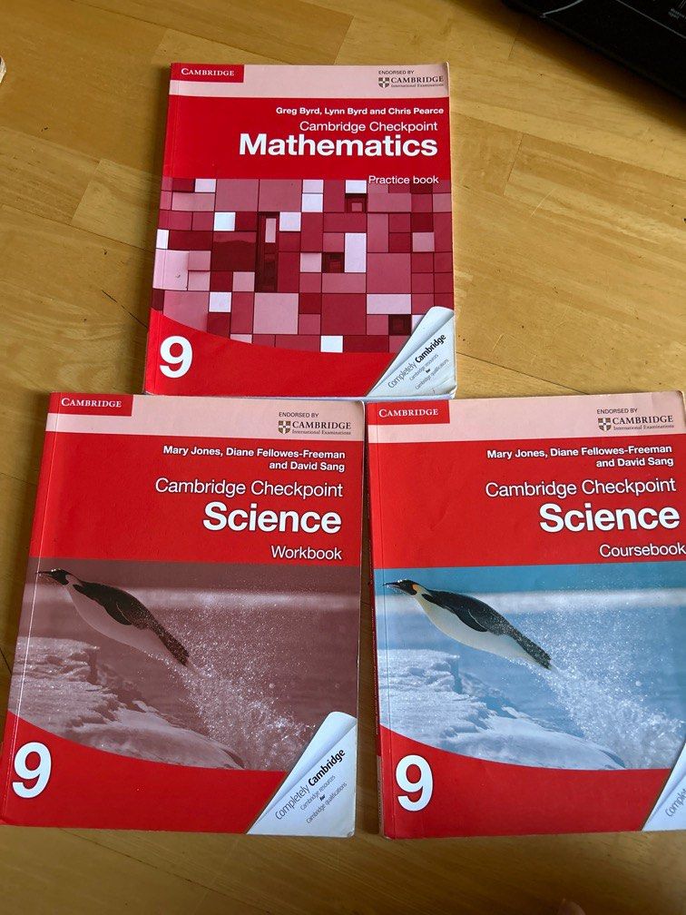 Cambridge checkpoint 9 science and maths books, Hobbies & Toys, Books ...