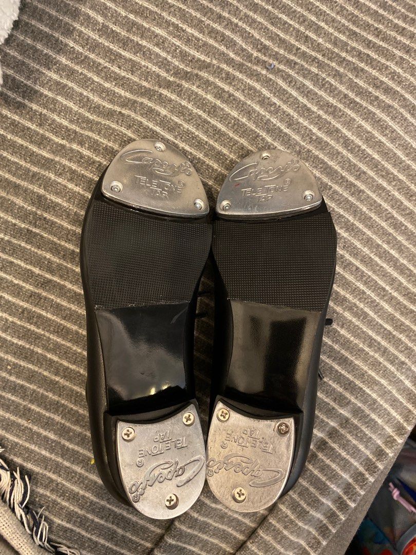 Capezio Tic Tap Toe tap shoes for girls Size 13M Babies Kids Babies Kids Fashion on Carousell