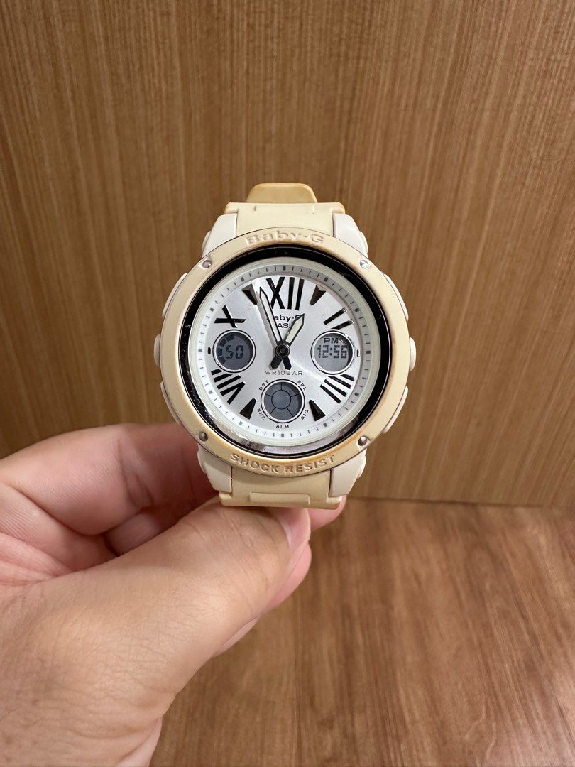 Casio Baby G BGA 152 White Women s Fashion Watches Accessories Watches on Carousell