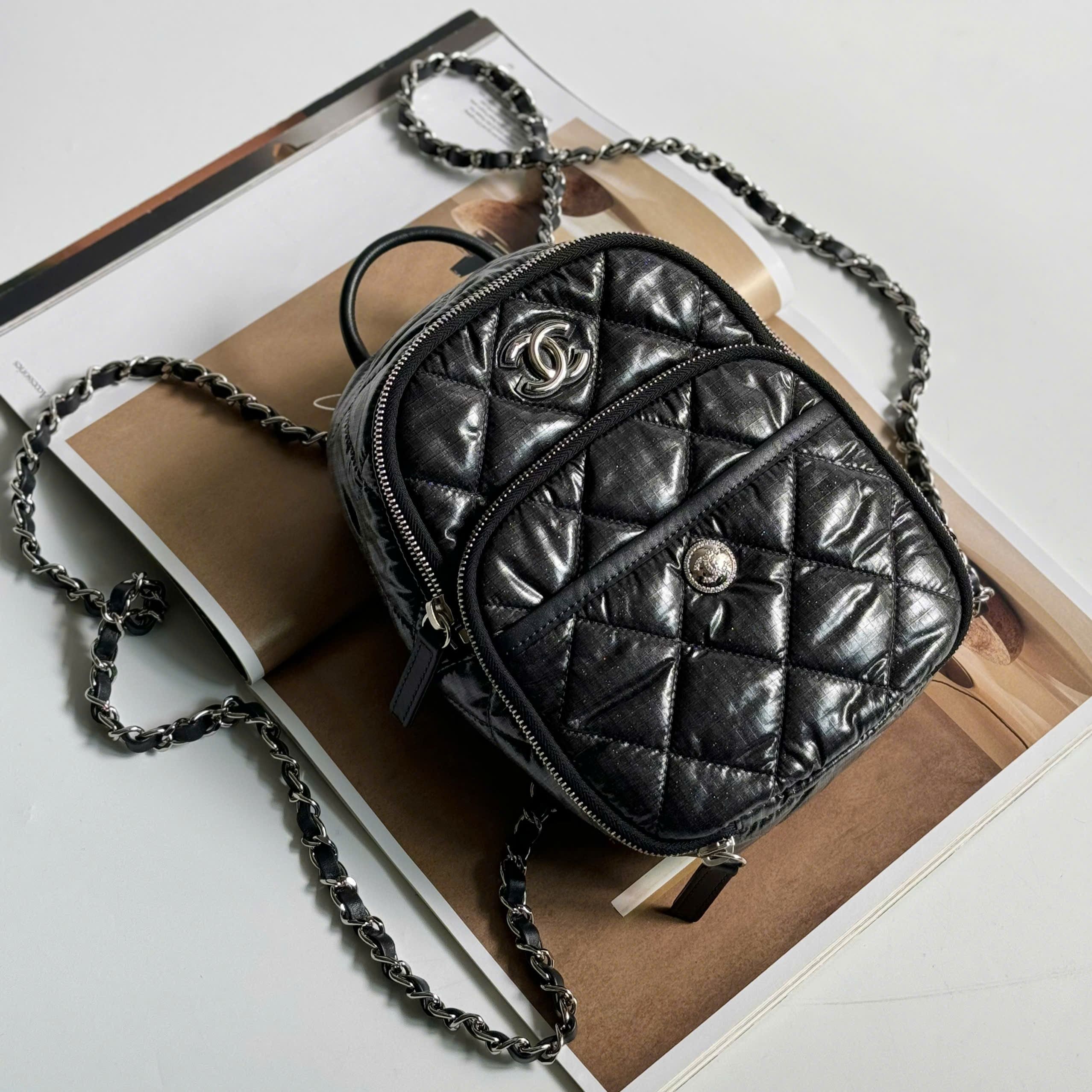 Chanel nylon backpack on sale