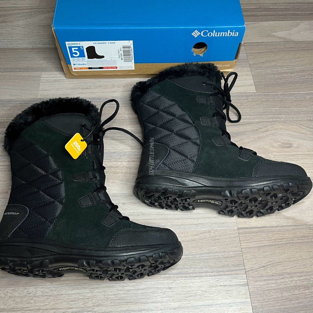 Columbia women's ice maiden ii insulated snow boot clearance