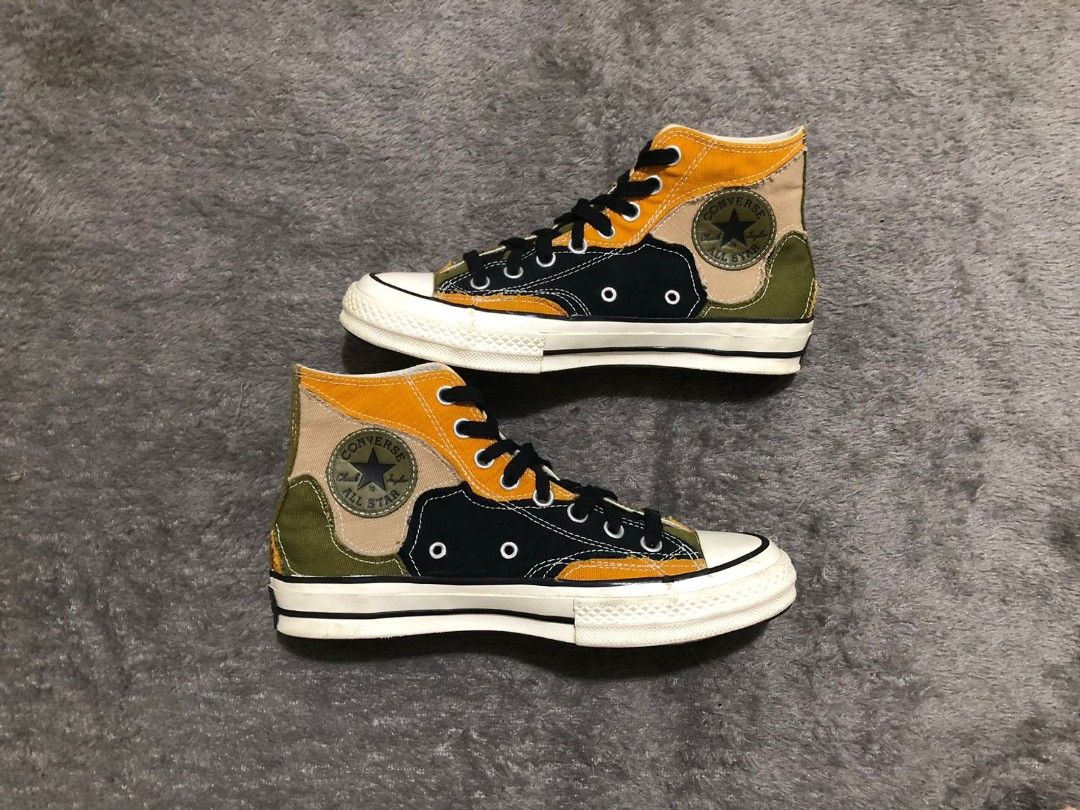 Converse Chuck 70 Hi Dark Moss Black Egret Fesyen Wanita Sepatu di Carousell