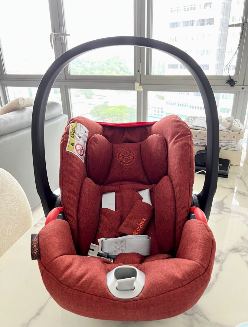 Cybex Cloud Z i-Size Plus/ Autumn Gold-burnt red, Babies Kids