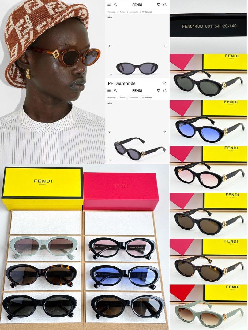 Fendi logo face sunglasses cheap