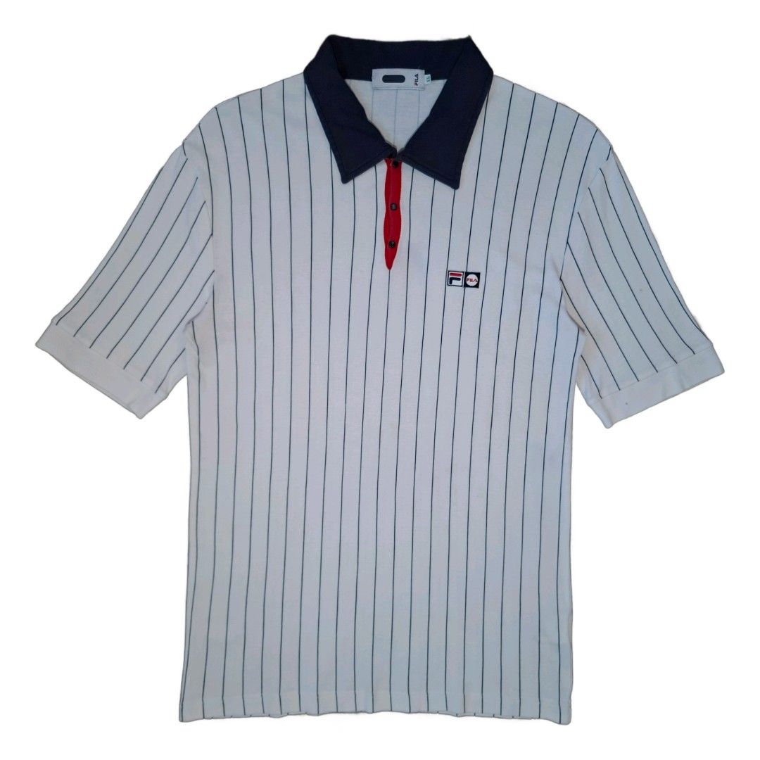 FILA SETTANTA POLO SHIRT not FILA BJ CP COMPANY STONE ISLAND FRED PERRY ELLESSE SERGIO TACCHINI BARBOUR BARACUTA LYLE AND SCHOTT BURBERRY AQUASCUTUM PRETTY GREEN LONSDALE LONDON CARHARTT DICKIES STUSS...