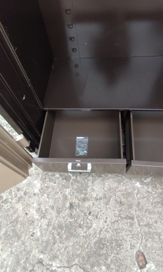 Fire Proof Safety Vault Gun Vault Heavy Duty (Category: Safe) located in Valenzuela. Submitted by jmalano (Listing ID 1323611331, Image 3). Description: For sale Heavy Duty Fire Proof Safety Vault. Fire Resistant, Impact proof with key and security combination. With 2 small drawer with key and adjustable 3 layer shelves perfect for large item. Suitable for short and long Firearms and large space for ammunitions. best storage in Firing range, Buss