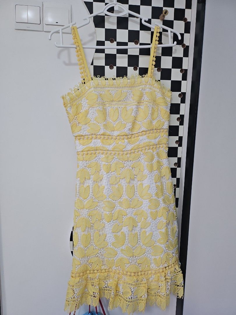 Forever new yellow floral dress store