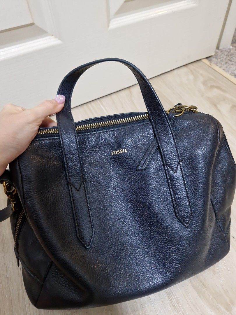 Fossil sydney satchel midnight navy 2025