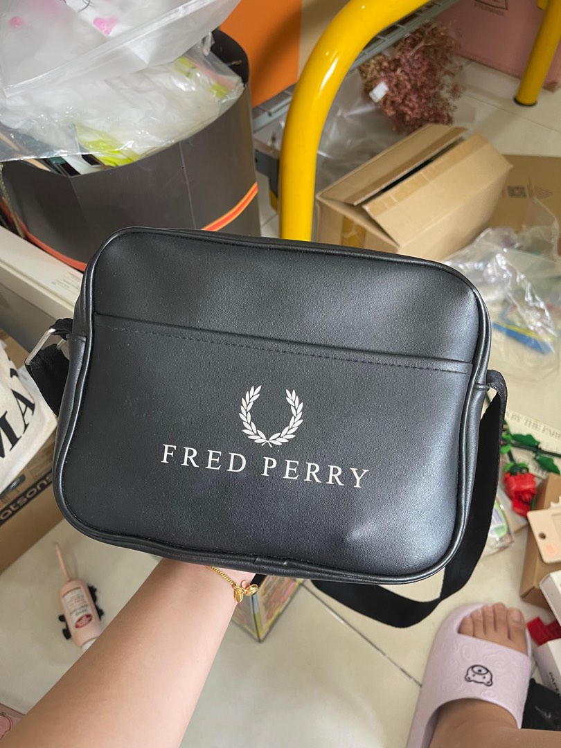 Fred Perry Magazine Sling Bag Men s Fashion Bags Sling Bags on Carousell