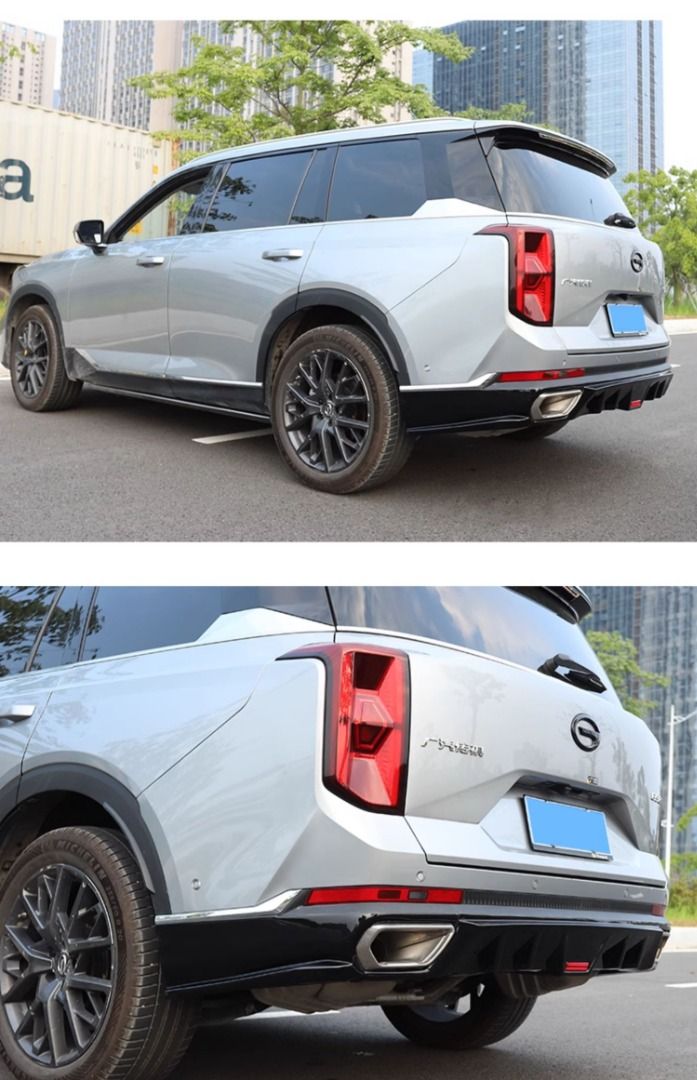 GAC GS8 Premium High Gloss Glazing Black Rear Bumper, Car Parts ...