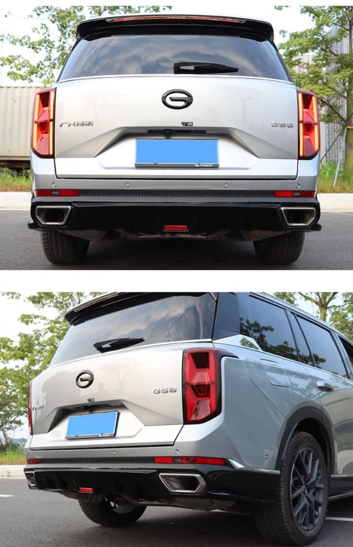 GAC GS8 Premium High Gloss Glazing Black Rear Bumper, Car Parts ...