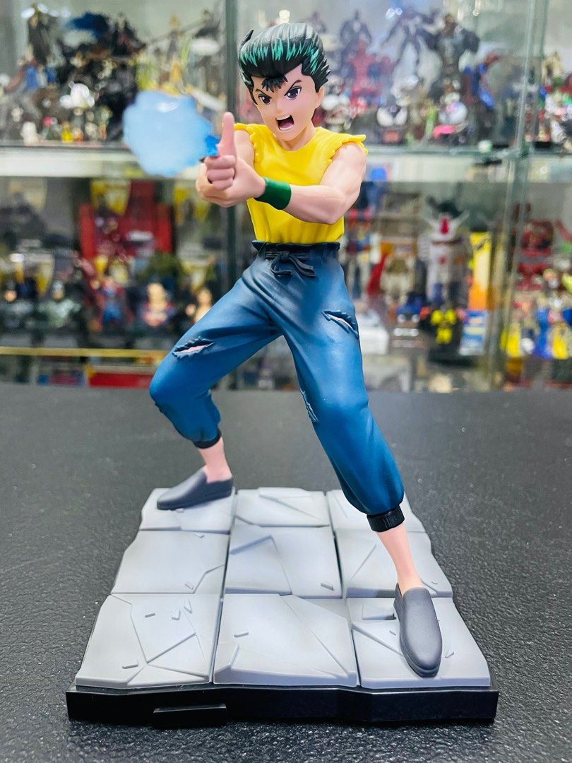 Ghost fighter yusuke (Category: Figurines & Statues) located in Makati City. Submitted by tomypom (Listing ID 1325616630, Image 2). Description: Authentic Ghost fighter eugene Yuyu hakusho yusuke urameshi Brandnew Complete with box 2,499 pesos only! .