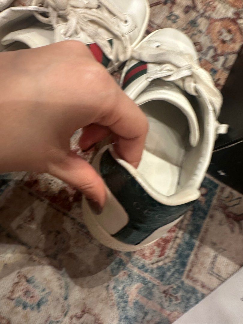 Gucci ace sneakers with lion red green stripes original authentic PO US