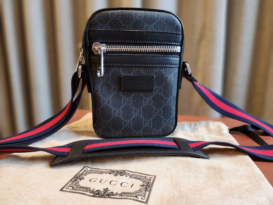 Gucci supreme sling backpack clearance