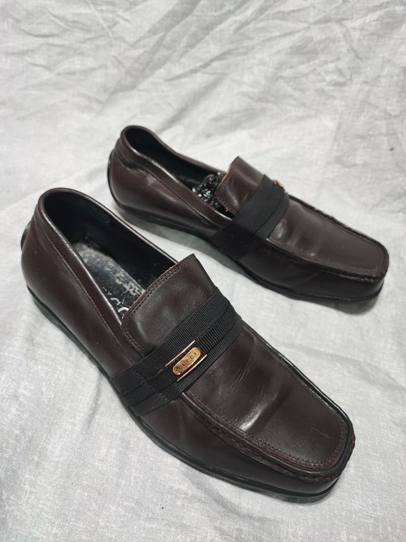 Vintage Gucci “triple black” loafers 00s size 8.5 Gucci vintage mens loafers - Gem main image 3