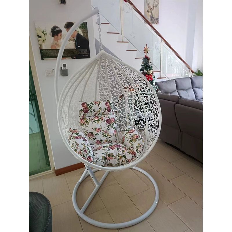 Hanging basket rattan chair Adult hanging chair Indoor home nest hammock balcony swing rocking chair outdoor lazy cradle Furniture Home Living Furniture Chairs on Carousell