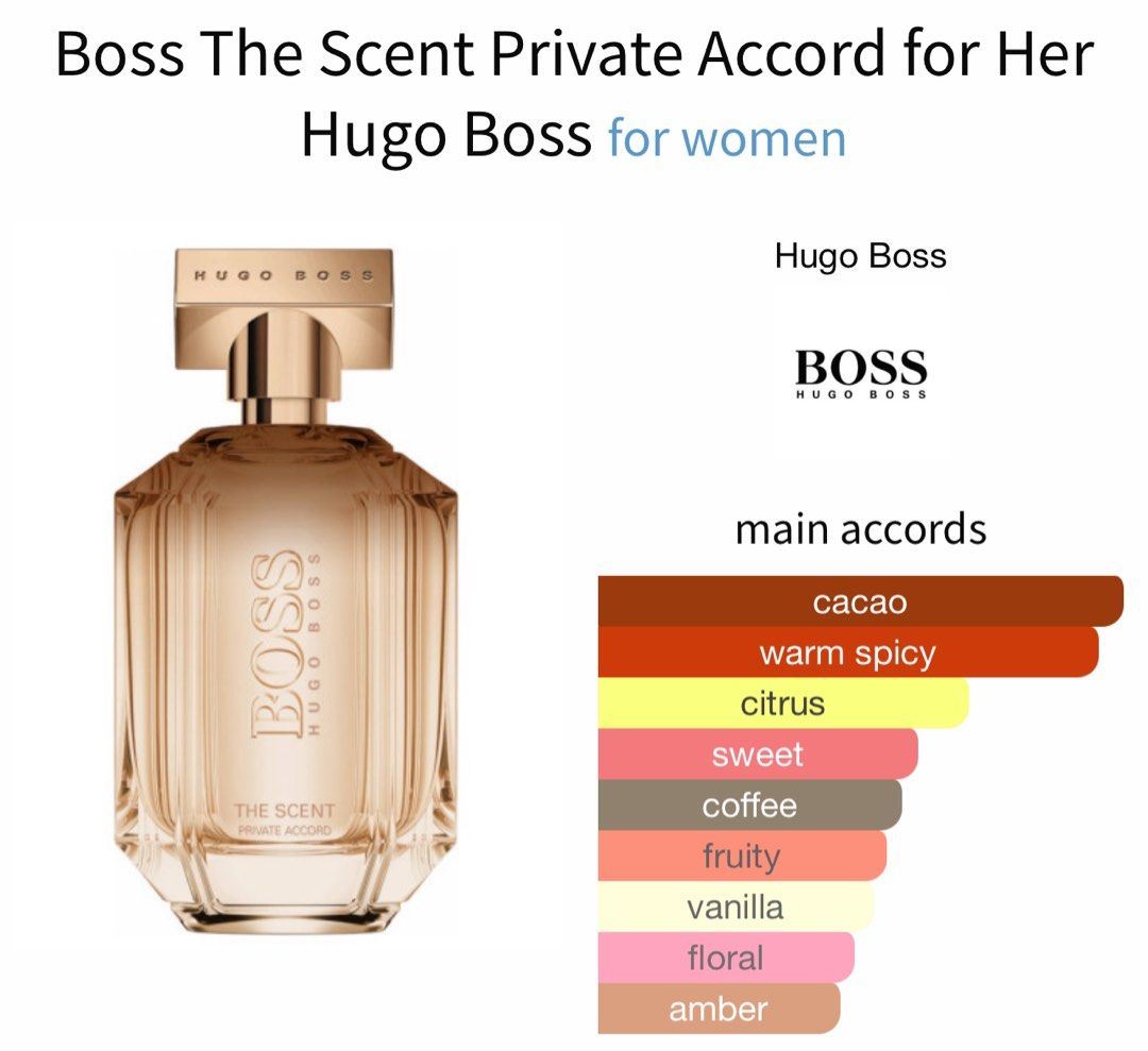 Boss private accord for her top