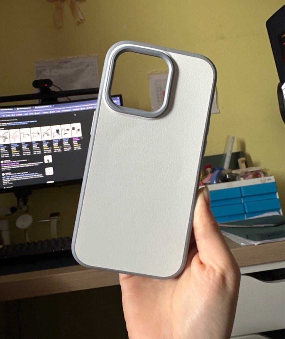 iPhone 14 Pro Case Rhinoshield SolidSuit MagSafe (Ash Grey White