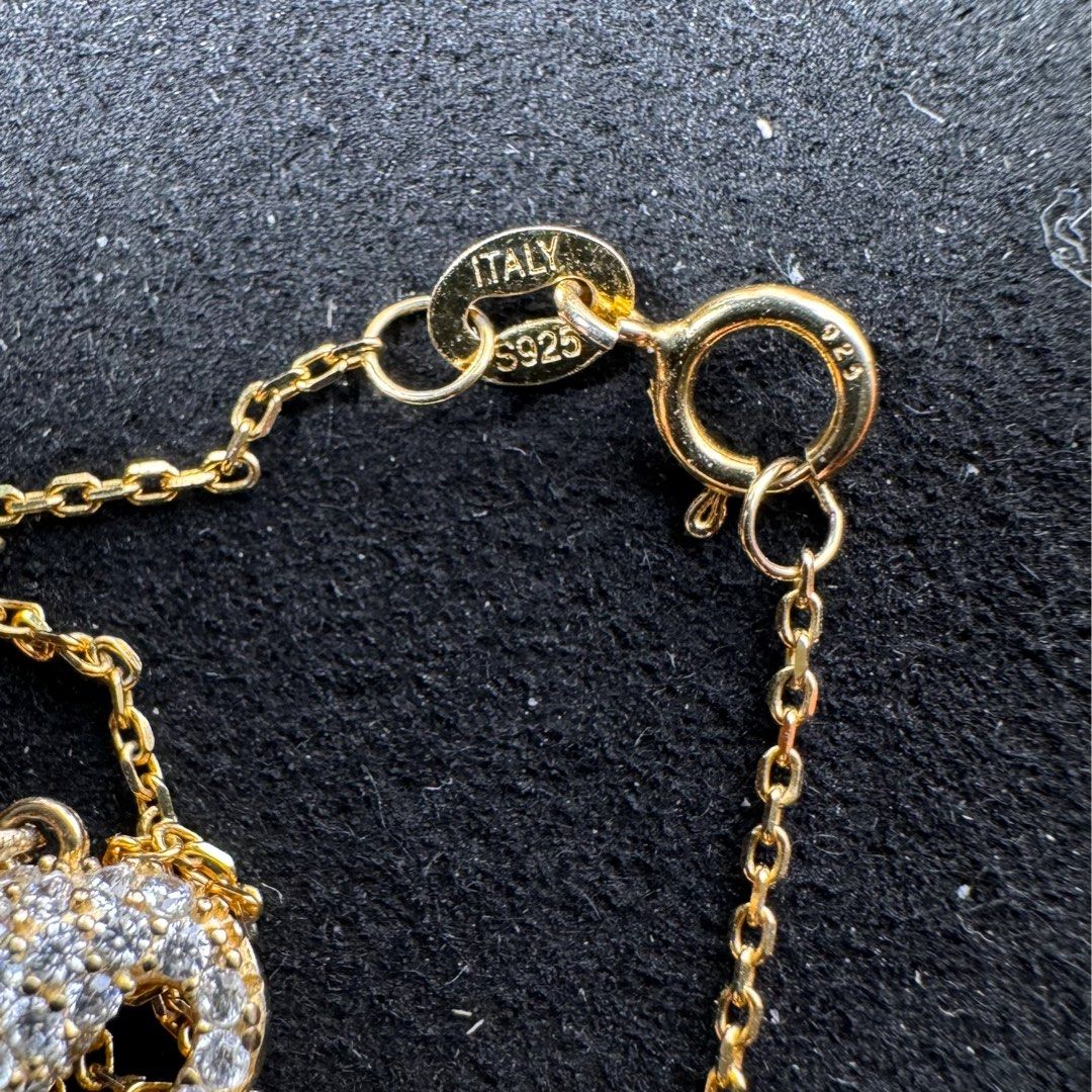 Italy S925 Gold plated Swan pendant necklace with Natural Pearl Swarovski